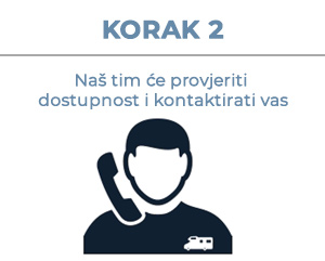 2. korak do rezervacije kampera